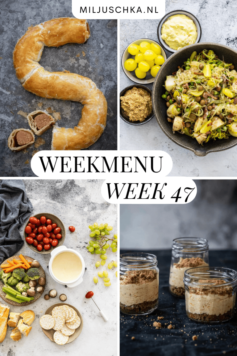 Makkelijk weekmenu 47