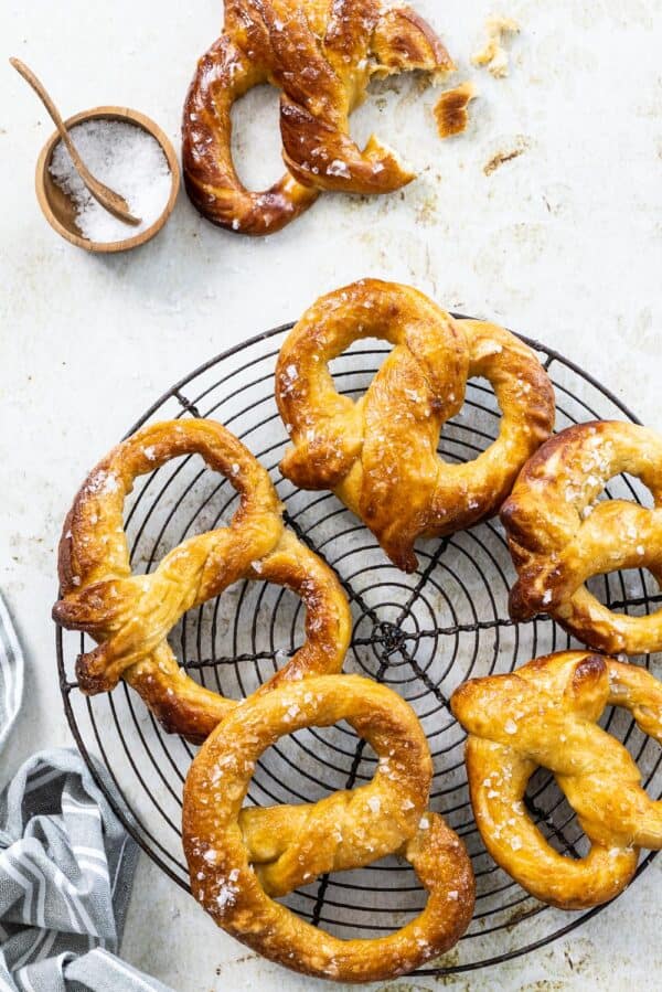 Zachte pretzels: zo maak je New York pretzels