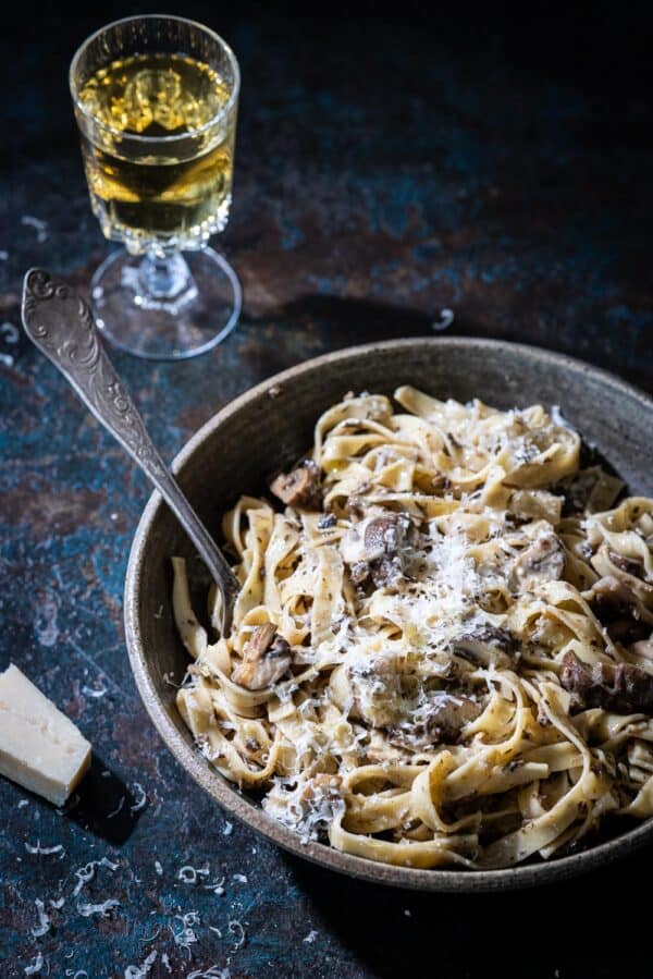 Romige tagliatelle met truffel