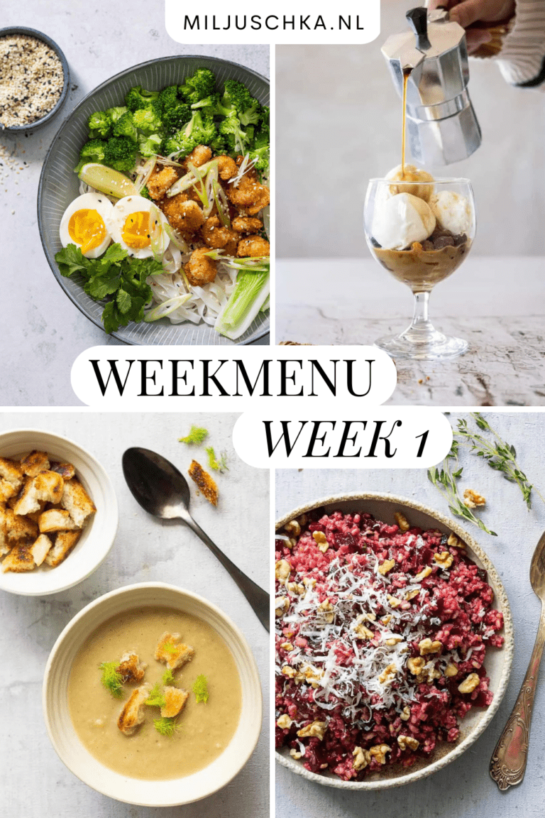 Weekmenu week 1