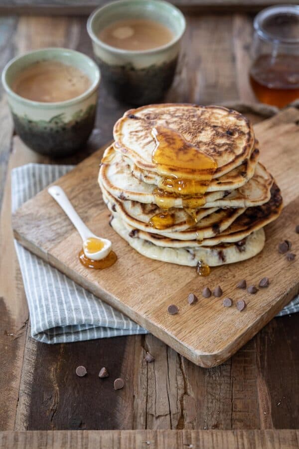 Chocolate chip American pancakes Miljuschka