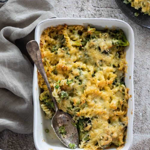 Pasta ovenschotel met broccoli