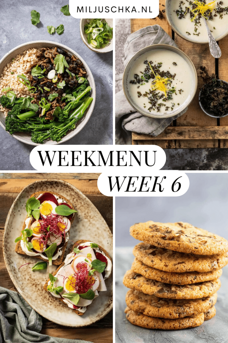 makkelijk weekmenu week 6