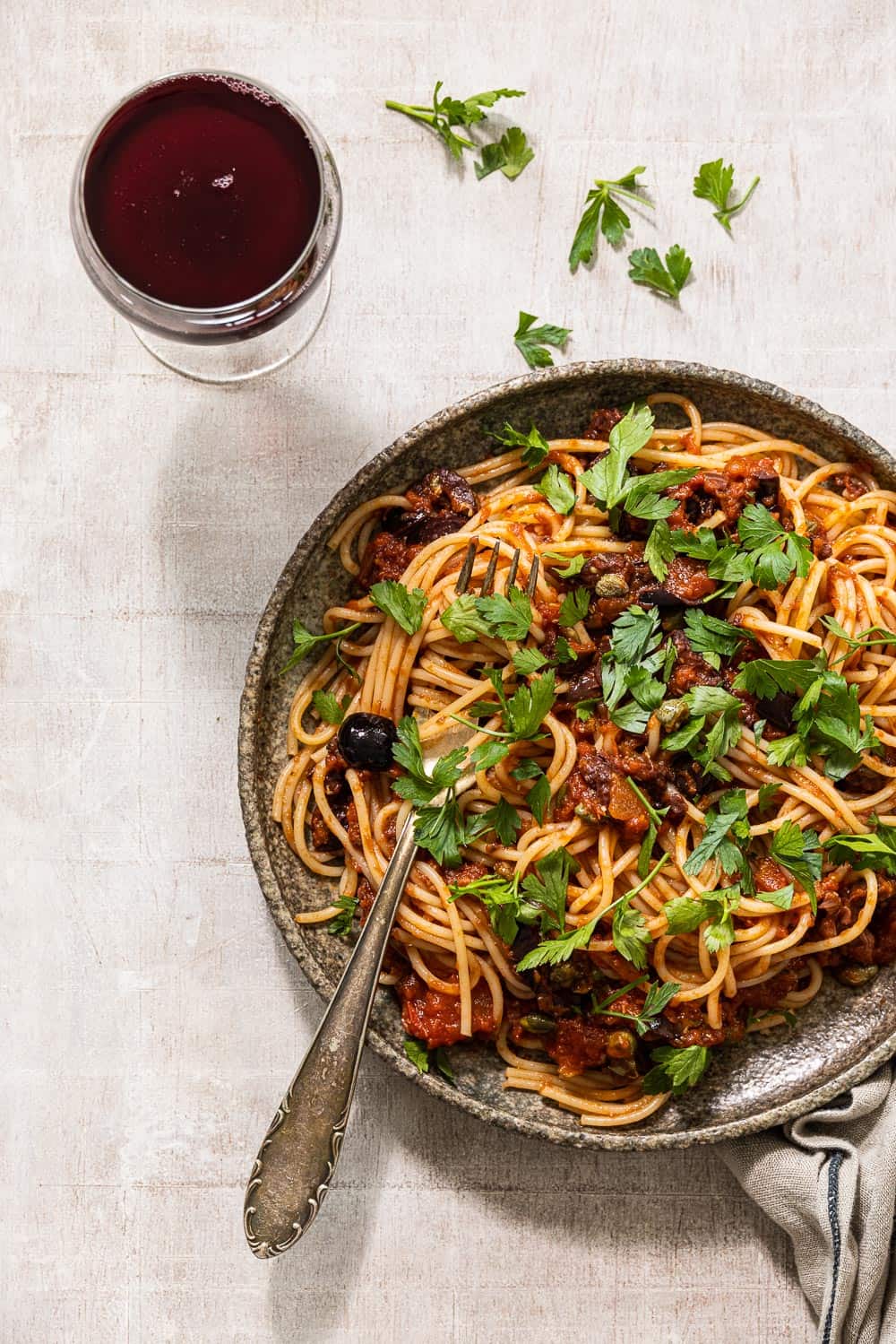 Klassieke spaghetti puttanesca