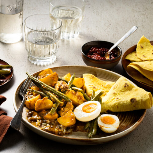 Vegetarische roti masala