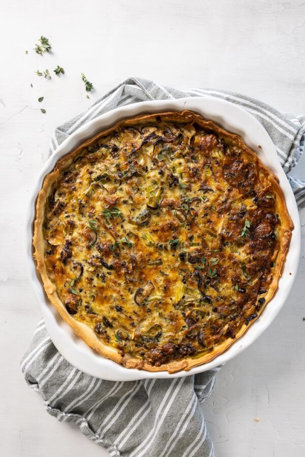 Luxe quiche met truffel