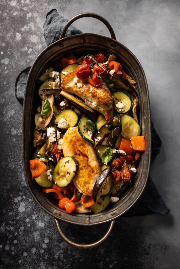 Ratatouille traybake 2