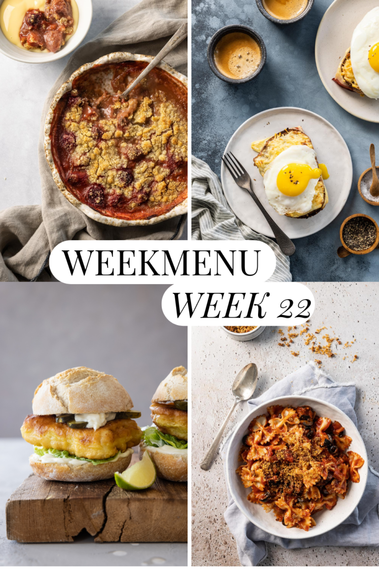 Weekmenu week 22 2022
