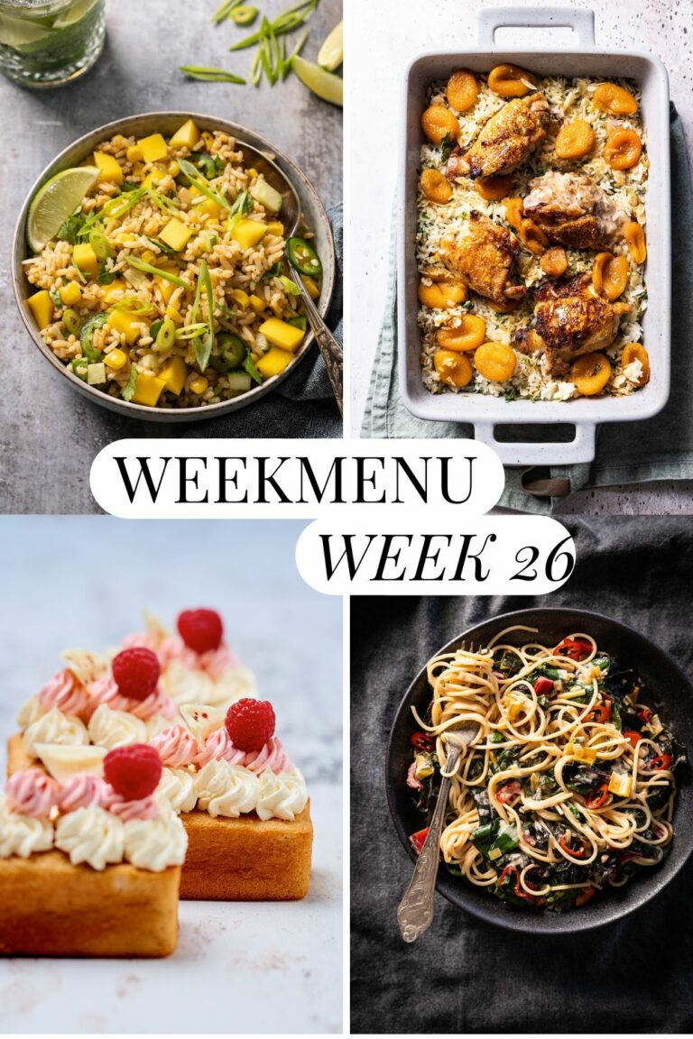 Weekmenu week 26 2022