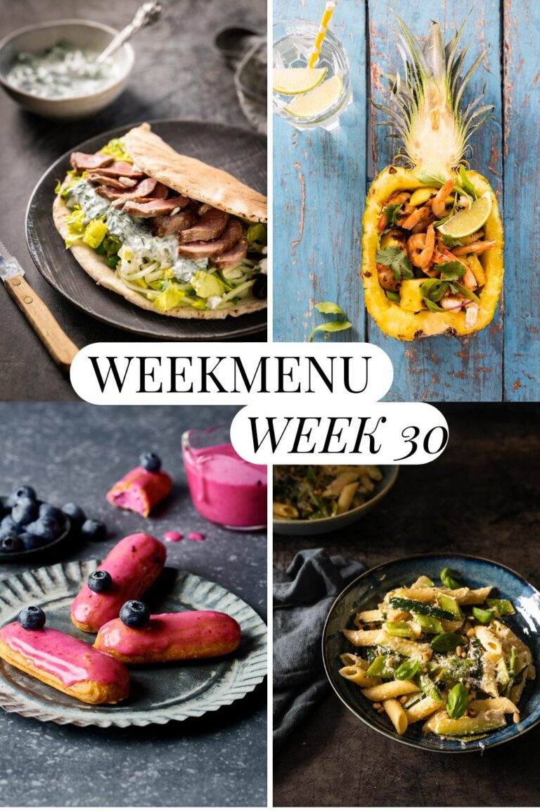 Weekmenu week 30 2022