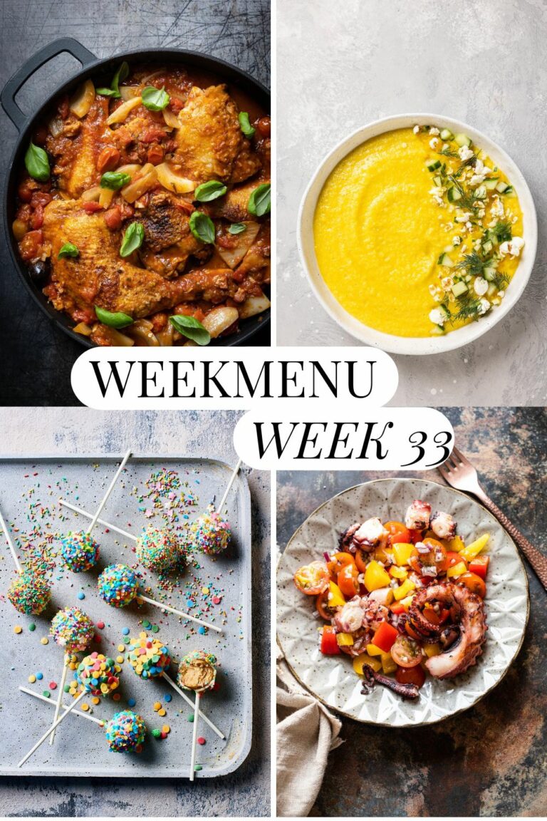 Weekmenu week 33 2022