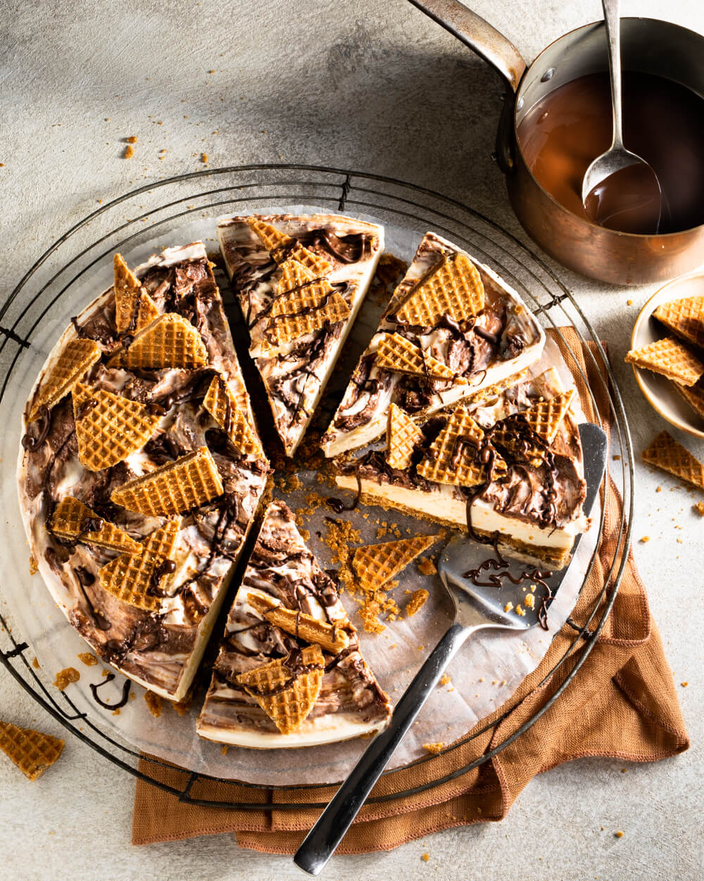 Stroopwafelcheesecake