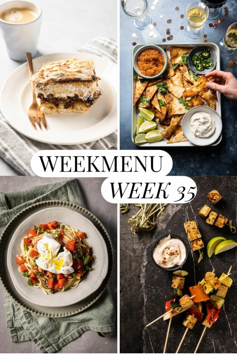 Weekmenu week 35 2022