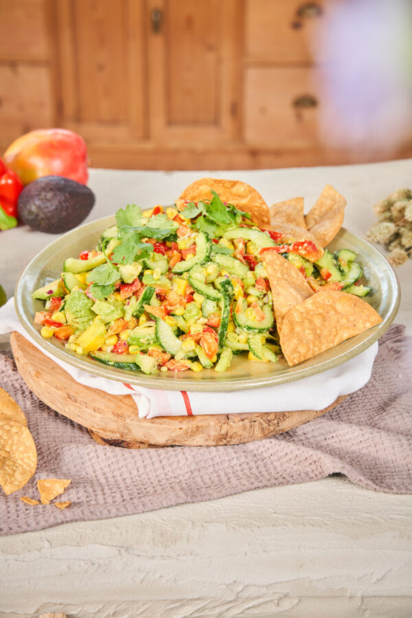 Crunchy komkommersalade Crunchy komkommersalade