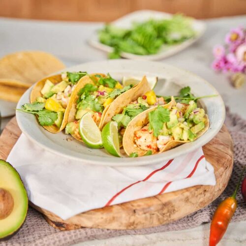 Vistaco’s met avocado-mangosalsa