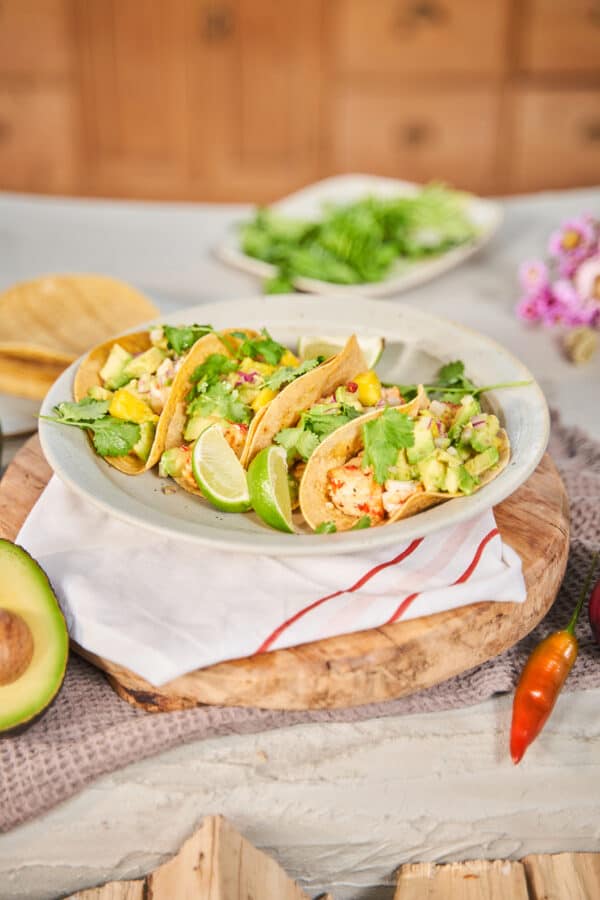 Vistaco’s met avocado-mangosalsa