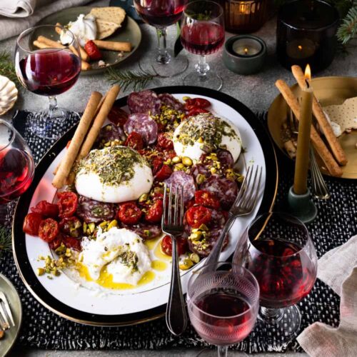 Burrata schaal