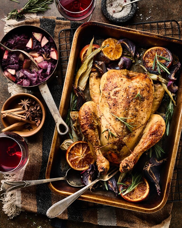 Geroosterde kip met kaneel miljuschka