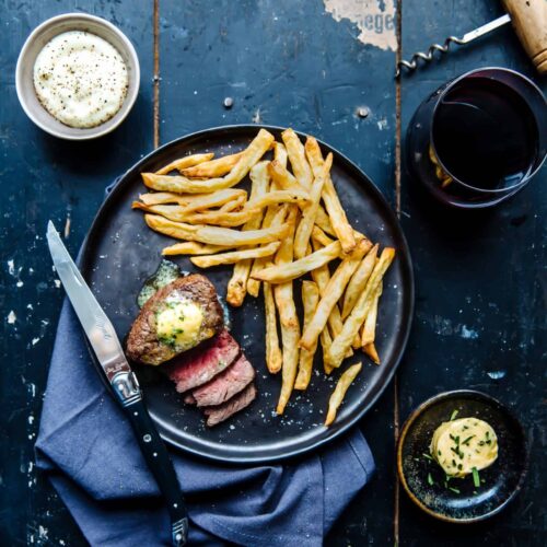Steak frites uit de Airfryer