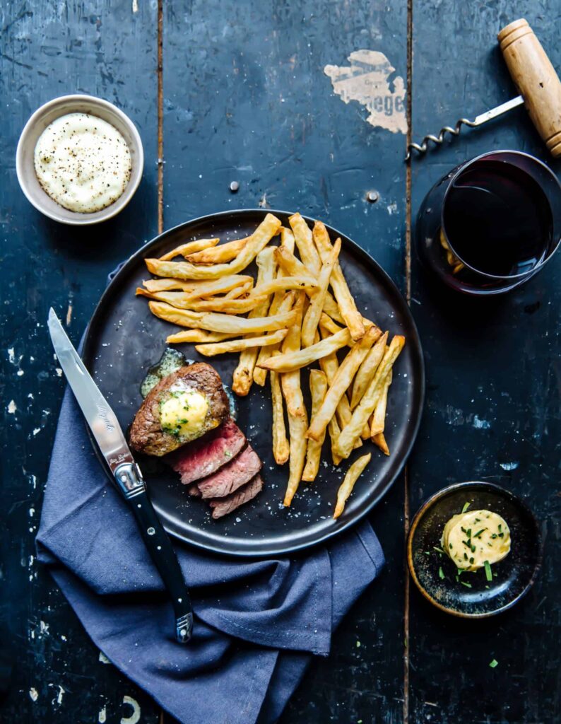 Steak frites uit de Airfryer