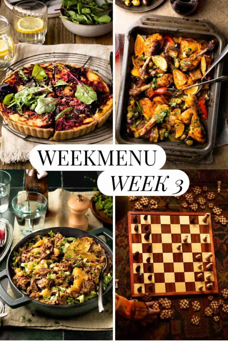Weekmenu week 3 2023