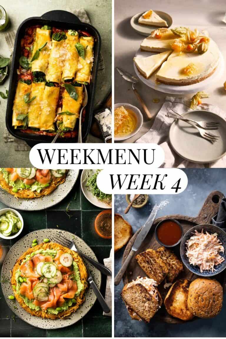 Weekmenu week 4 2023