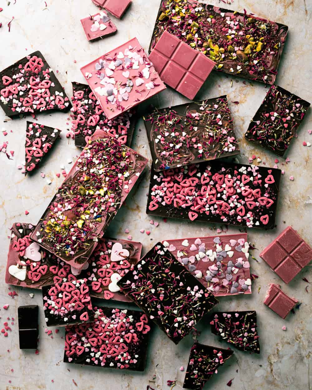 Valentijn chocoladerepen