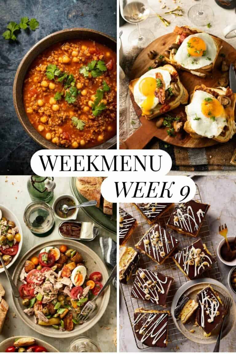 Weekmenu week 9 2023