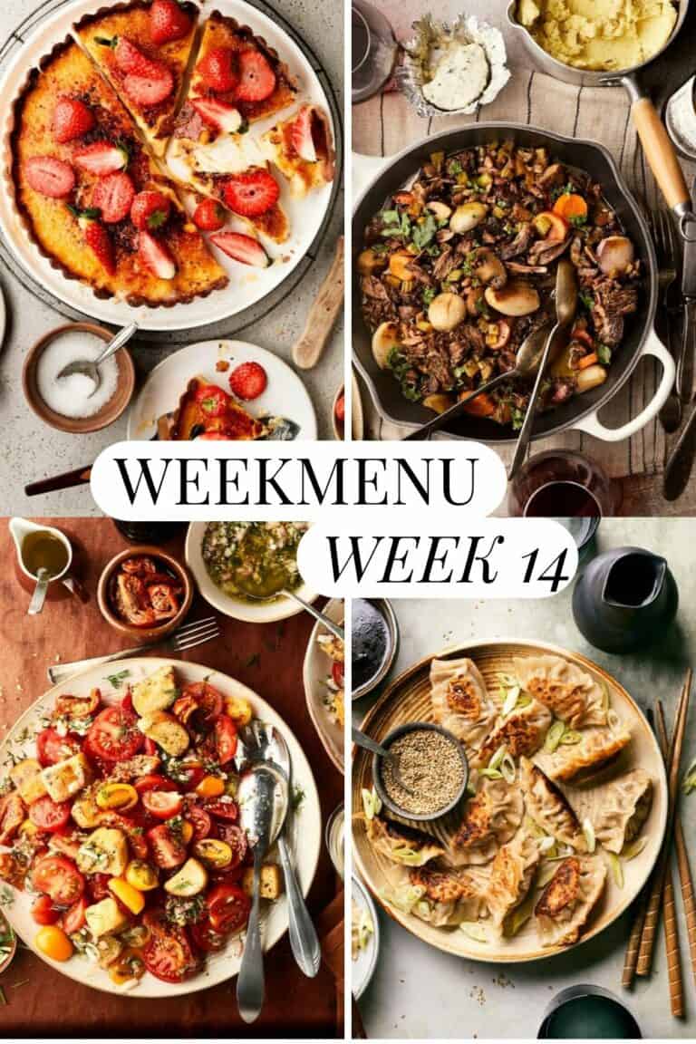Weekmenu week 14 2023