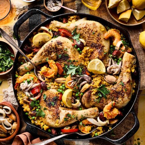 Paella recept Miljuschka