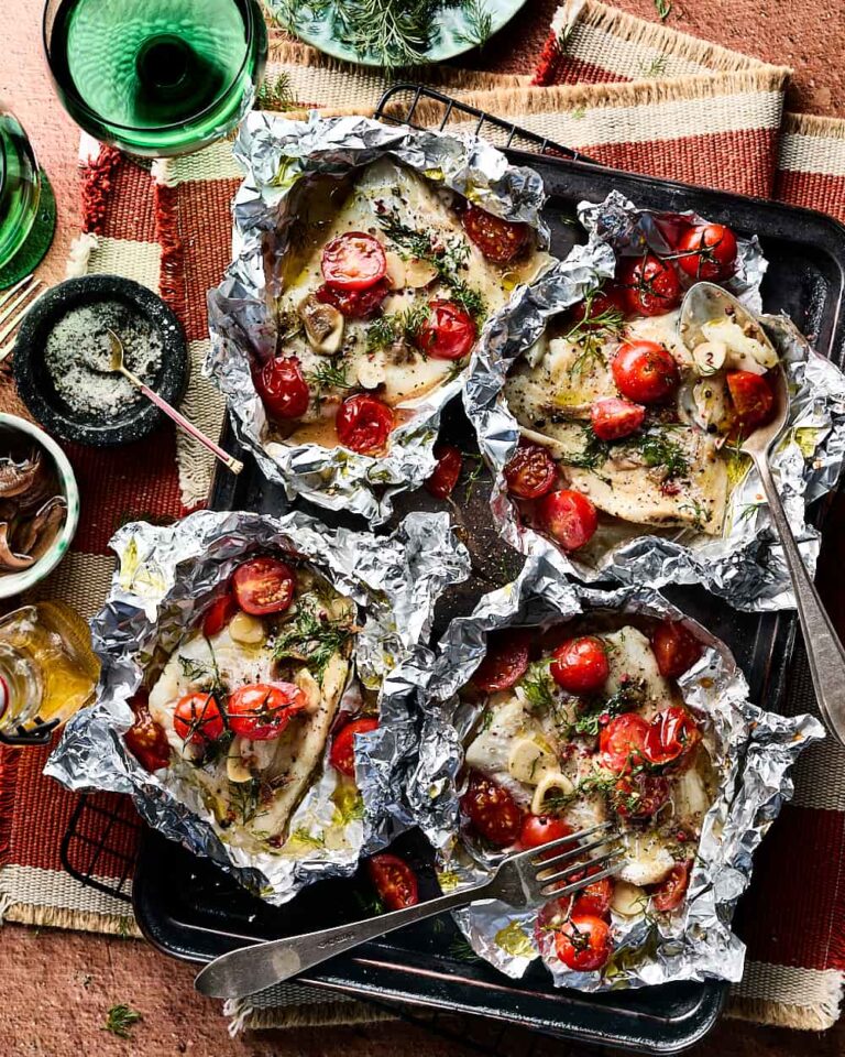 Vispakketje van de BBQ recept Miljuschka