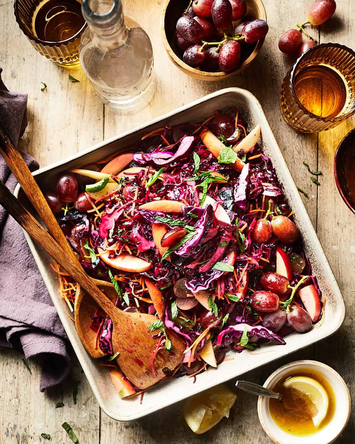Zomerse-appel-rode-kool-salade Zomerse appel rode kool salade
