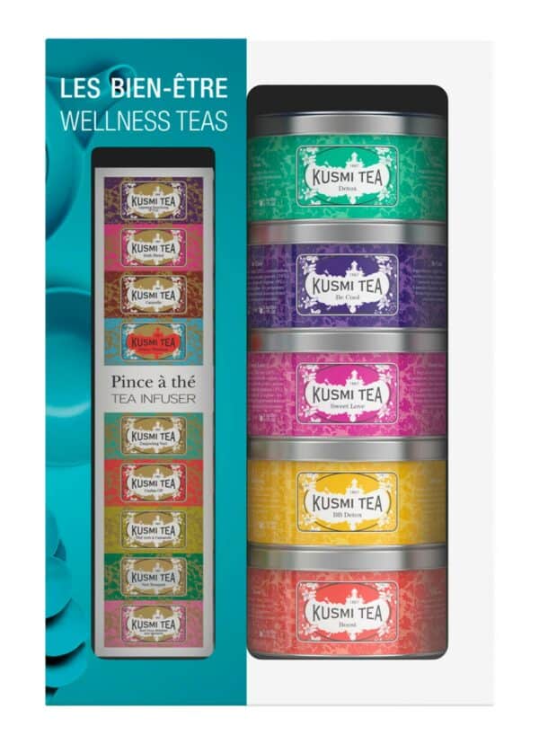 kusmi tea wellness losse thee in blik 5 stuks kusmi tea wellness losse thee in blik 5 stuks