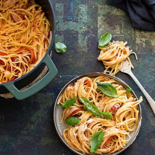 Red pepper pasta 500x500