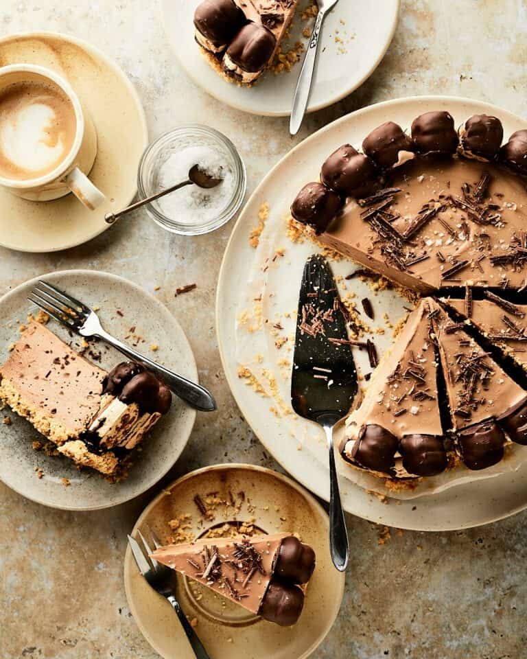 Miljuschka's salted caramel chocolate cheesecake Miljuschka