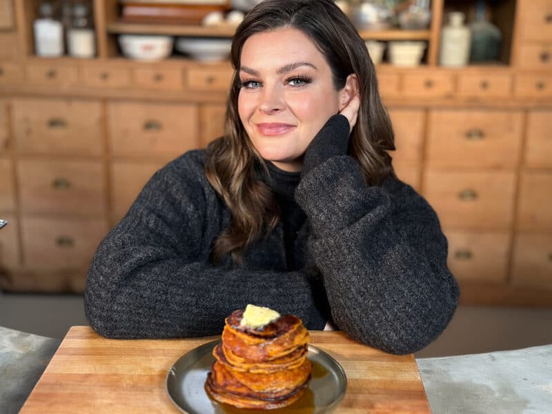 Zoete aardappel pannenkoeken Miljuschka