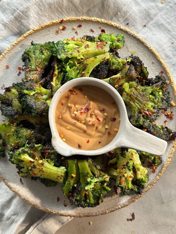 smashed broccoli