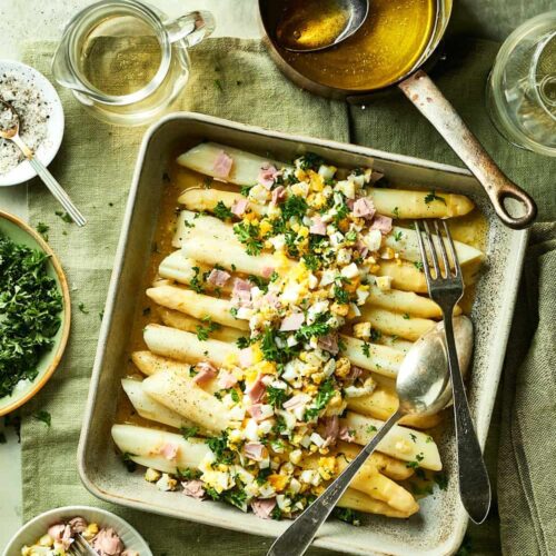 Asperges ham en ei miljuschka