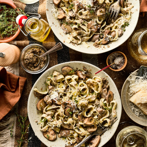 Tagliatelle met truffelsaus