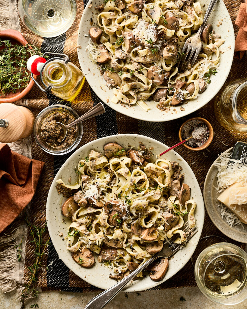 Tagliatelle met truffelsaus