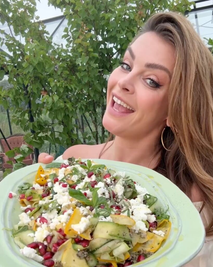 Komkommer courgette salade recept miljuschka