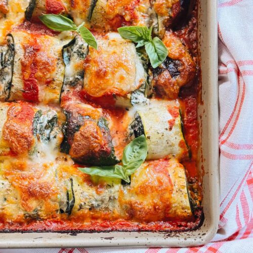 Courgette lasagne