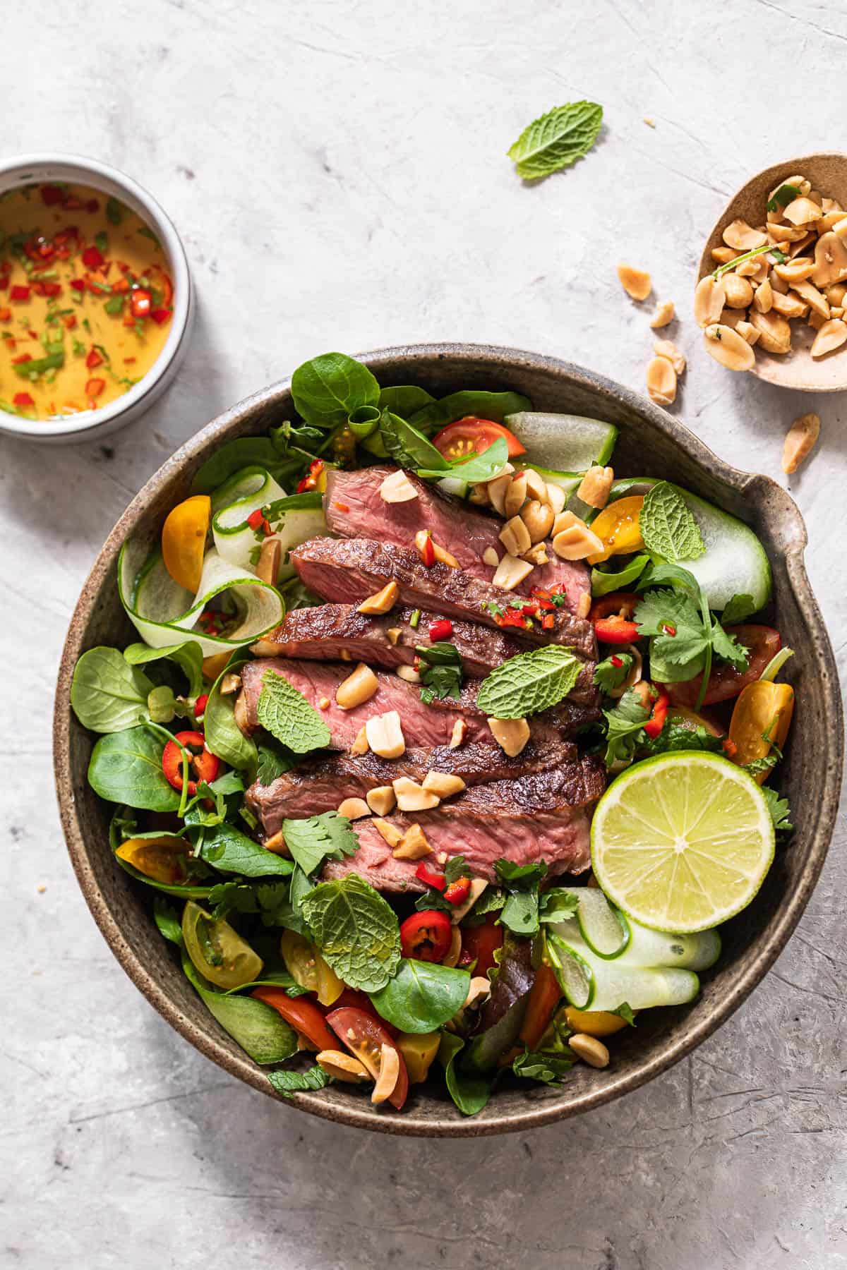 thaise biefstuksalade