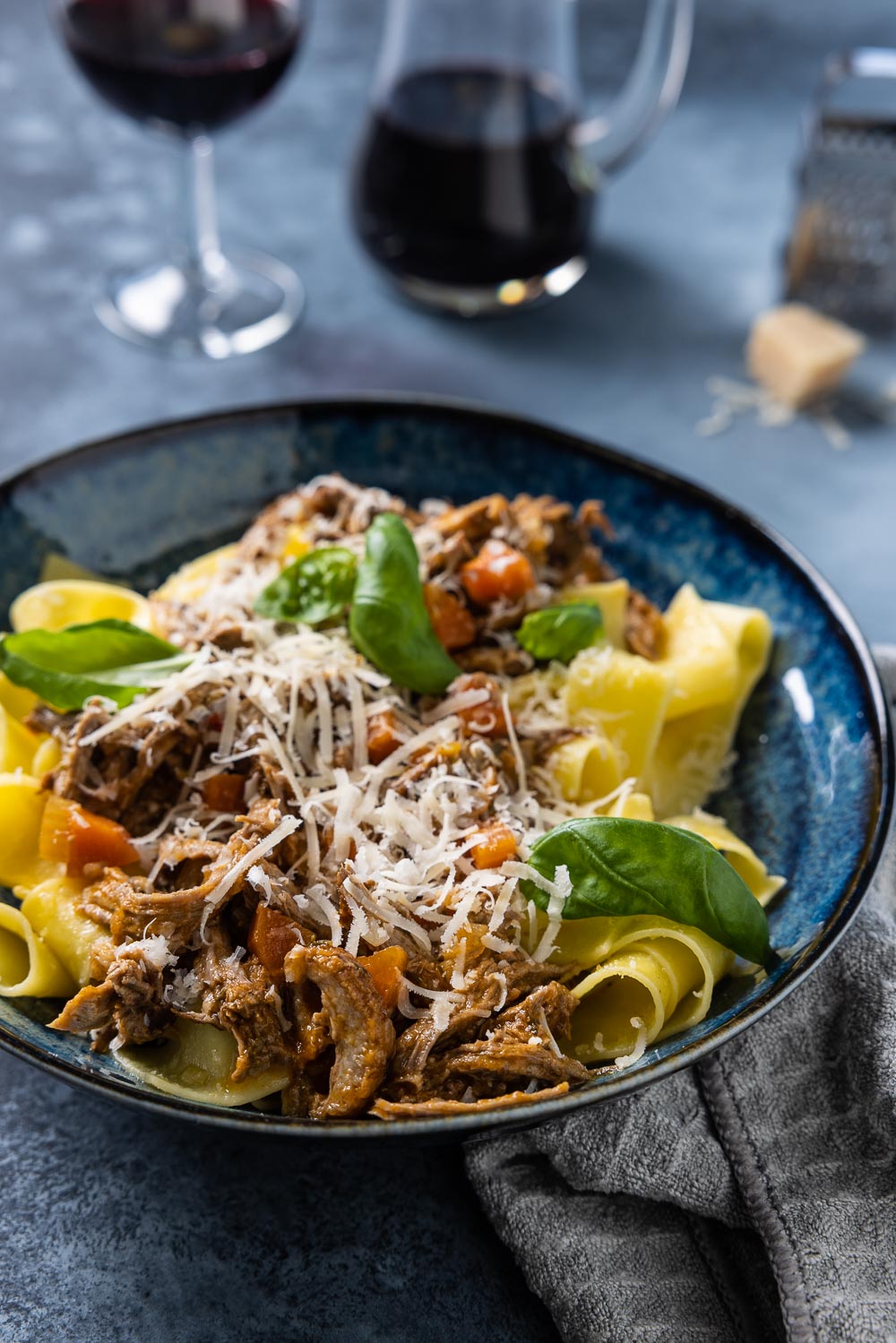 Papardella-met-pulled-duck Pappardellae met pulled duck