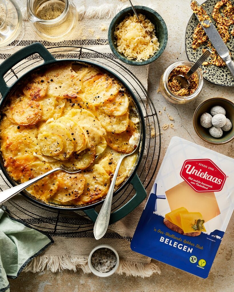 Aardappel gratin Uniekaas miljuschka