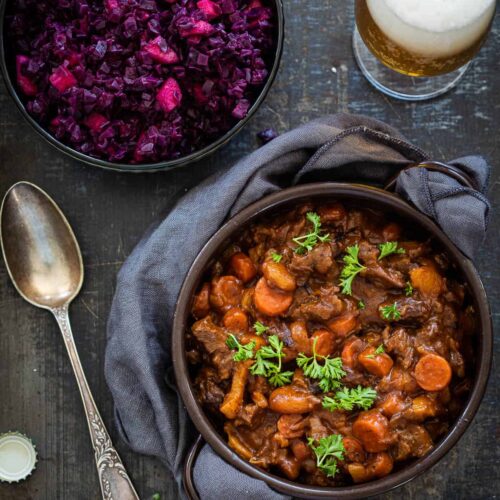 Stoofschotel met bokbier