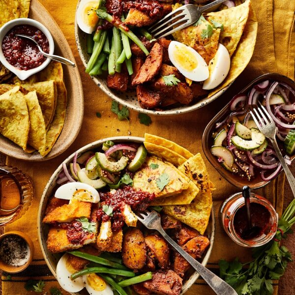 Roti recept: Roti bowl met crispy kip | Miljuschka