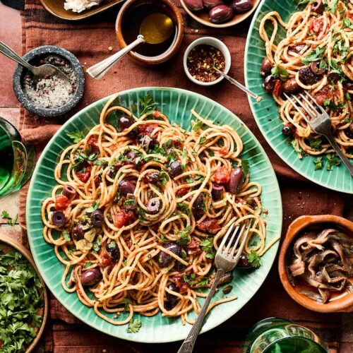 Spaghetti puttanesca miljuschka