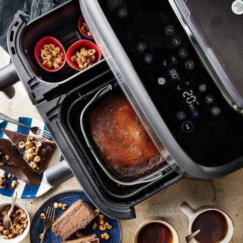 Chocolade basque cheesecake Miljuschka airfryer
