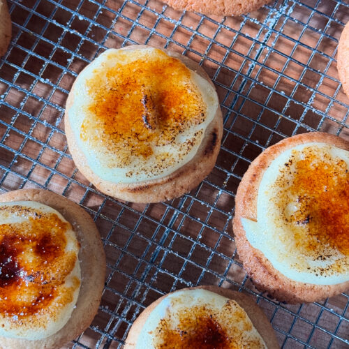 Food Lemon creme brulee cookies